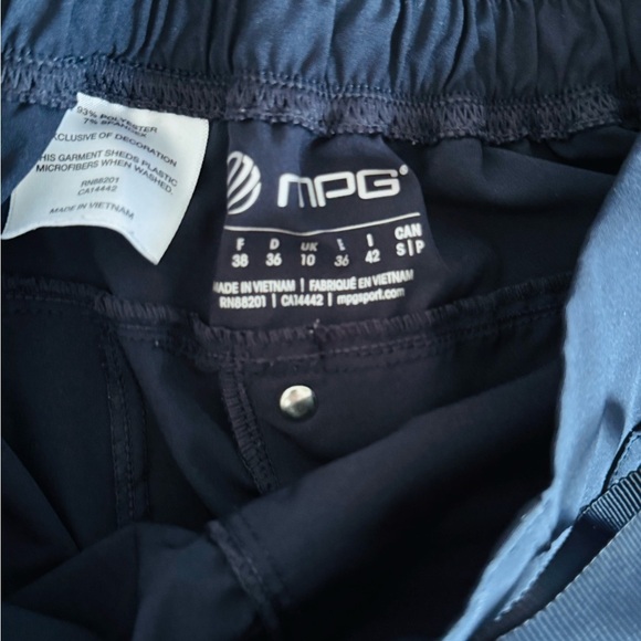MPG Women's Navy Blue Athletic Shorts - Picture 6 of 9